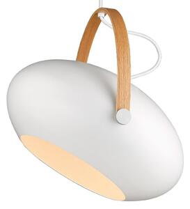 Lampada a sospensione Halo Design, Bianco, Sala da pranzo, Vetro