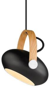 Lampada a sospensione Halo Design, Nero, Sala da pranzo, Vetro