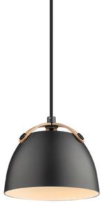 Lampada a sospensione Halo Design, Nero, Sala da pranzo, Vetro