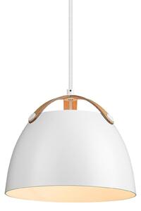 Lampada a sospensione Halo Design, Bianco, Sala da pranzo, Vetro