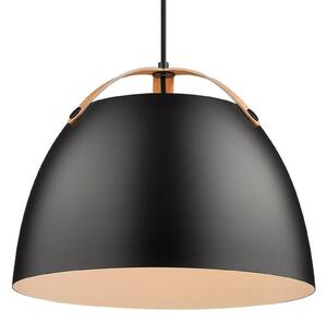 Lampada a sospensione Halo Design, Nero, Sala da pranzo, Vetro