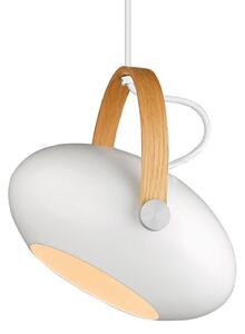 Lampada a sospensione Halo Design, Bianco, Sala da pranzo, Vetro