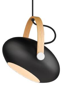 Lampada a sospensione Halo Design, Nero, Sala da pranzo, Vetro