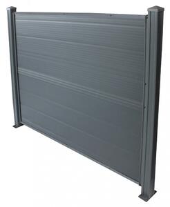 Pannello Fencing 150x120 cm in Plastica Grigio chiaro