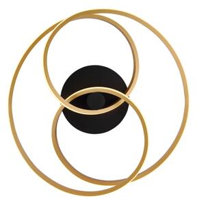 Globo 67183-40G - Lampadario a plafone LED GLYXAR LED/40W/230V oro/nero