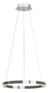 Lampada a sospensione Lucande, Lyani, dimmerabile, Metallizzato, Soggiorno, Metallo, Moderno