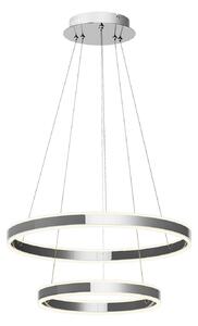 Lampada a sospensione Lucande, Lyani, dimmerabile, Metallizzato, Soggiorno, Metallo, Moderno