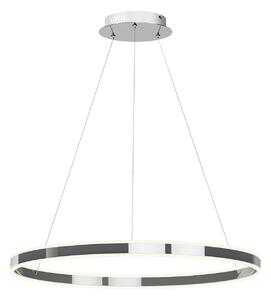 Lampada a sospensione Lucande, Lyani, dimmerabile, Metallizzato, Soggiorno, Metallo, Moderno