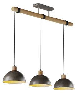 Lampada a sospensione Lindby, Holgar, dimmerabile, Grigio, Soggiorno, Metallo, Industriale