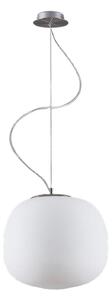 Lampada a sospensione Lindby, dimmerabile, Bianco, Cucina, Vetro, Moderno