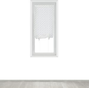 Tendina a vetro semi-filtrante Andorra bianco e beige tunnel 60x150 cm