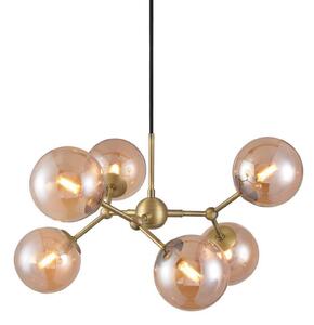 Lampada a sospensione Halo Design, Dorato / Ottone, Sala da pranzo, Metallo