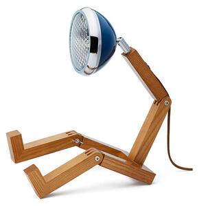 Lampade da tavolo MR. WATTSON, Blu, Soggiorno, Metallo, Vintage
