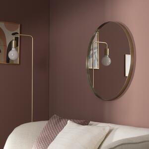 Specchio con cornice da parete tondo Glam dorato 61 x 61 cm Ø61 cmINSPIRE