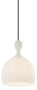 Lampada a sospensione Halo Design, Bianco, Sala da pranzo, Vetro