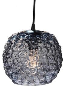 Lampada a sospensione Halo Design, Grigio, Sala da pranzo, Vetro