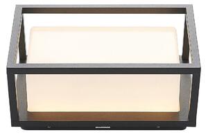Lampade da esterno Lucande, Ilirian, Nero, Balcone, Alluminio, Moderno