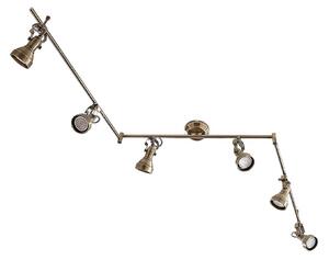 Plafoniera Lindby, PERSEAS, dimmerabile, Bronzo / Ottone anticato, Soggiorno, Metallo, Antico