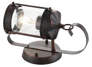 Lampade da esterno Lindby, Farly, dimmerabile, Marrone / Ruggine, Balcone, Metallo, Campagna / rustico