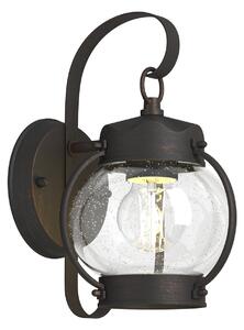 Lampade da esterno Lindby, Gerlo, dimmerabile, Marrone / Ruggine, Balcone, Metallo, Campagna / rustico