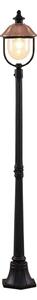 Lampade da esterno Lindby, Clint, dimmerabile, Rame, Alluminio, Vintage