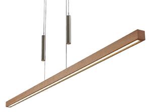 Lampada a sospensione Lucande, Tamlin, dimmerabile, Legno, Soggiorno, Legno, Moderno