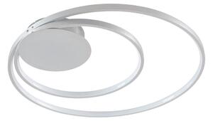 Plafoniera Lindby, Nerwin, dimmerabile, Metallizzato, Soggiorno, Metallo, Moderno