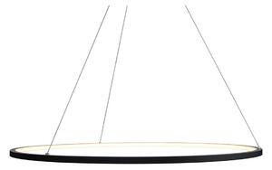 Lampada a sospensione ANTIDARK, Nero, Sala da pranzo, Alluminio