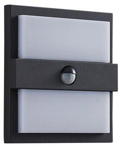Lampade da esterno Lucande, Gylfi, Nero, Terrazza, Metallo, Moderno