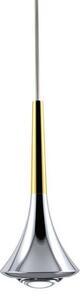 Lampada a sospensione Lodes, Dorato / Ottone, Alluminio