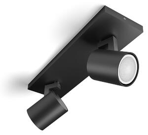 Plafoniera Philips Hue, Philips Hue Runner, dimmerabile, Nero, Soggiorno, Alluminio, Moderno