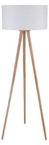 Lampada da terra Lindby, Charlia, Bianco, Soggiorno, Tessuto / Tessile, Scandinavo