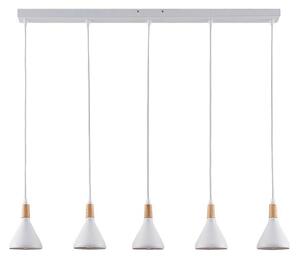 Lampada a sospensione Lindby, Arina, dimmerabile, Bianco, Soggiorno, Metallo, Moderno