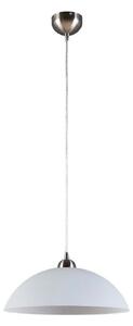 Lampada a sospensione Lindby, Valeria, dimmerabile, Bianco, Cucina, Vetro, Moderno