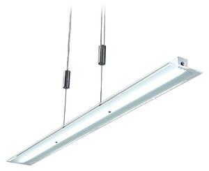 Lampada a sospensione Lindby, Sladja, dimmerabile, Metallizzato, Soggiorno, Vetro, Moderno