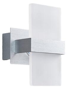 Applique da parete Lindby, Yorick, Bianco, Camera da letto, Plastica, Moderno