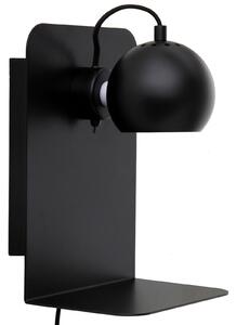 Applique da parete FRANDSEN, Ball USB, dimmerabile, Nero, Soggiorno, Metallo, Design
