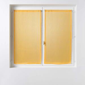 Tende in voile giallo in set da 2 60x90 cm Sandra - douceur d'intérieur