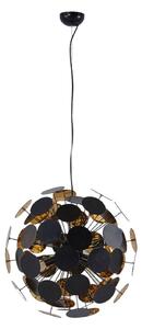 Lampada a sospensione Lindby, Kinan, dimmerabile, Nero, Soggiorno, Plastica, Moderno