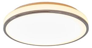 Plafoniera Lindby, Lyss, Bianco, Bagno, Vetro, Moderno