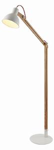 Lampada da terra Lindby, Shivanja, Legno, Studio / Ufficio, Legno, Moderno
