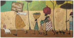 Quadro su tela Sam Toft - Doris Helps Out on the Trip to Mzuzu