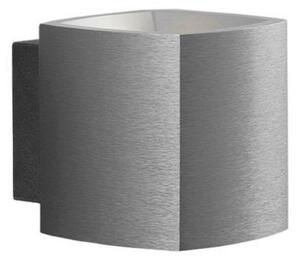 Applique da parete LIGHT-POINT, dimmerabile, Metallizzato, Seminterrato, Alluminio
