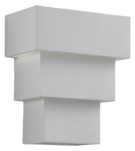 Applique da parete Lindby, Antonella, dimmerabile, Bianco, Soggiorno, Gesso / Argilla, Moderno