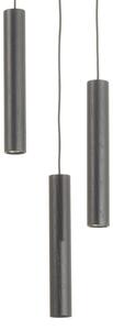 Lampada a sospensione UMAGE, Chimes Cluster 3, Nero, Soggiorno, Legno, Design