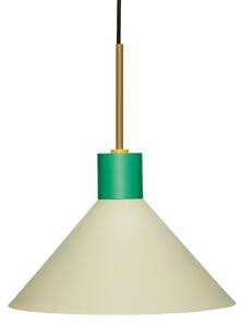Lampada a sospensione Hübsch, Crayon, dimmerabile, Verde, Sala da pranzo, Metallo, Design