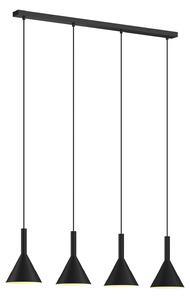 Lampada a sospensione Arcchio, Tadej, dimmerabile, Nero, Soggiorno, Metallo, Moderno