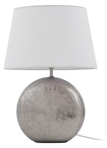 Lampade da tavolo Lindby, Florentino, Bianco, Soggiorno, Tessuto / Tessile
