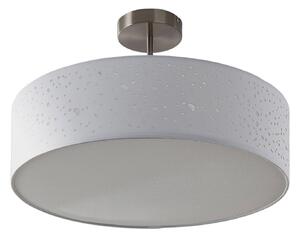 Plafoniera Lindby, Umma, dimmerabile, Bianco, Soggiorno, Tessuto / Tessile, Moderno