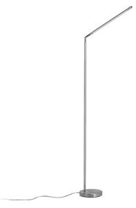 Lampada da terra Lindby, Jabbo, Grigio, Studio / Ufficio, Metallo, Moderno
